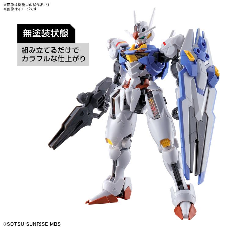 Mobile Suit Gundam: The Witch from Mercury HGTWFM Gundam Aerial 1/144 Scale Model Kit Gallery Image 9