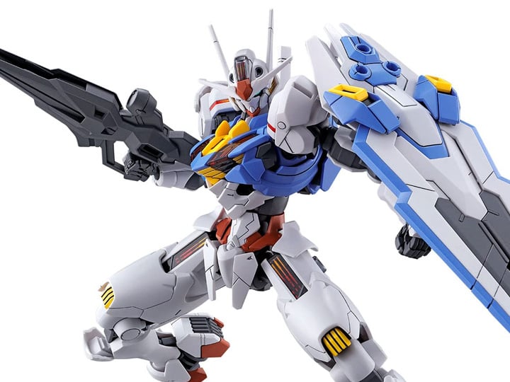 Mobile Suit Gundam: The Witch from Mercury HGTWFM Gundam Aerial 1/144 Scale Model Kit Gallery Image 1