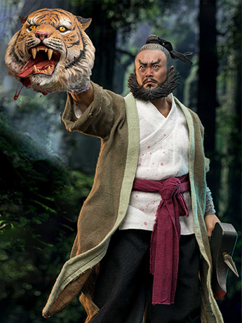 Water Margin Black Tornado Li Kui (Tiger Ver.) 1/6 Scale Figure Gallery Image 2