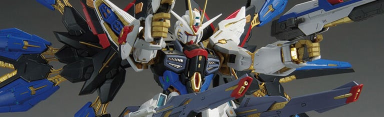 Image of Mobile Suit Gundam SEED Destiny MGEX Strike Freedom Gundam 1/100 Scale Model Kit