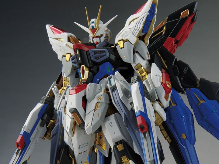 Mobile Suit Gundam SEED Destiny MGEX Strike Freedom Gundam 1/100 Scale Model Kit Gallery Image 1