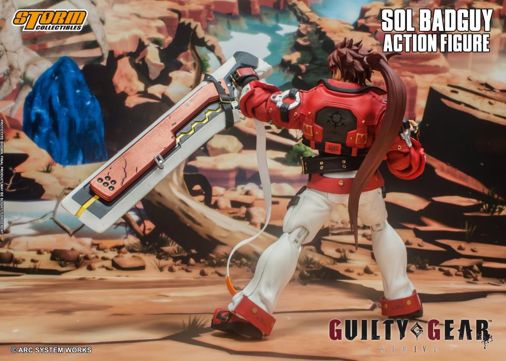 Guilty Gear -Strive- Sol Badguy 1/12 Scale BBTS Exclusive Action Figure Gallery Image 9