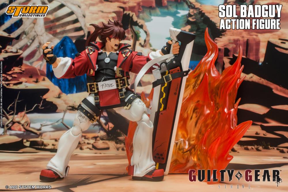 Guilty Gear -Strive- Sol Badguy 1/12 Scale BBTS Exclusive Action Figure Gallery Image 13