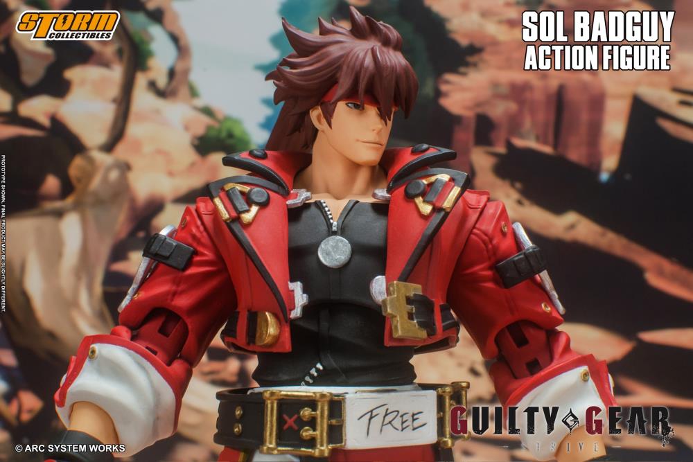 Guilty Gear -Strive- Sol Badguy 1/12 Scale BBTS Exclusive Action Figure Gallery Image 17