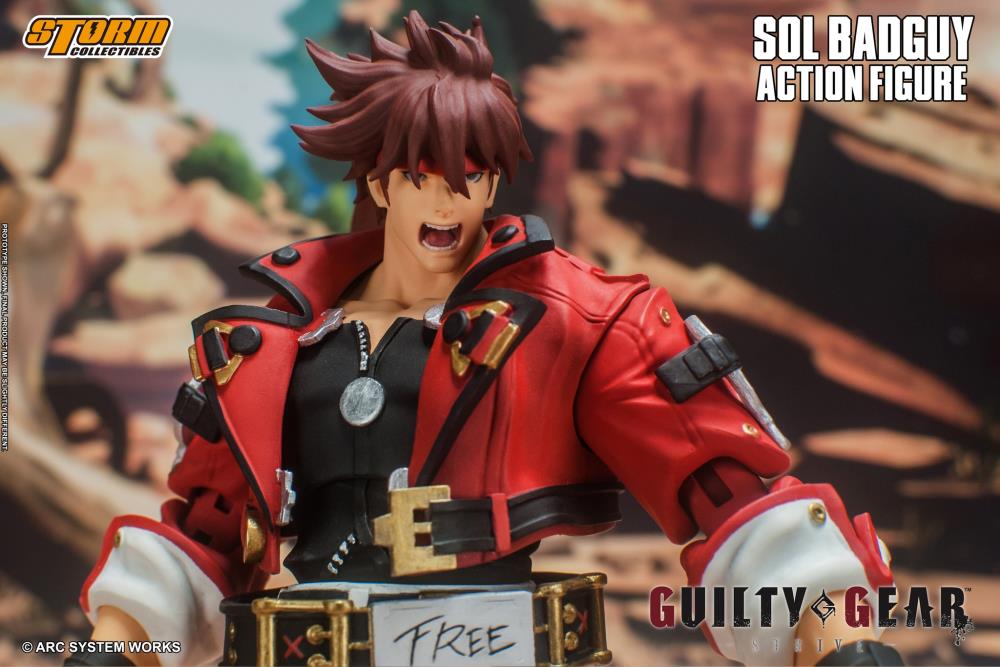 Guilty Gear -Strive- Sol Badguy 1/12 Scale BBTS Exclusive Action Figure Gallery Image 16