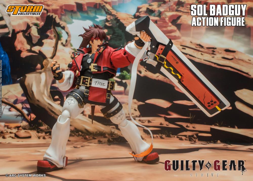 Guilty Gear -Strive- Sol Badguy 1/12 Scale BBTS Exclusive Action