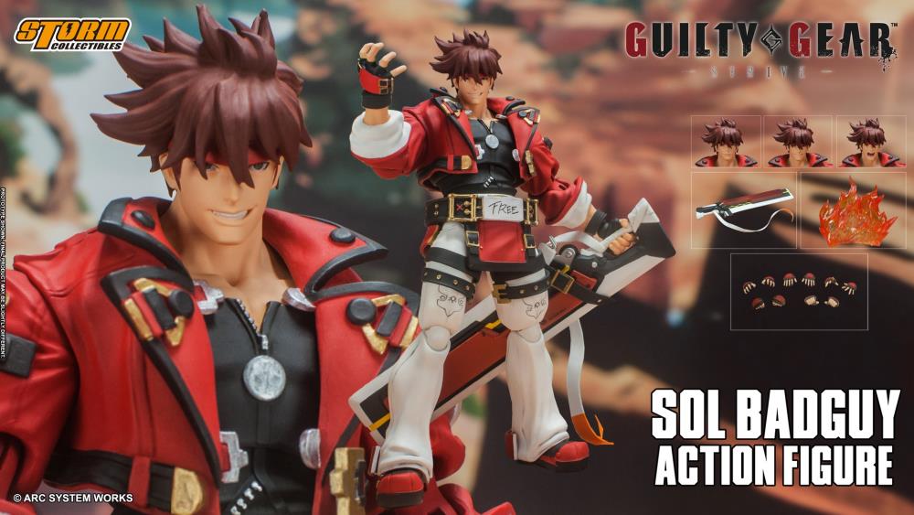 Guilty Gear -Strive- Sol Badguy 1/12 Scale BBTS Exclusive Action
