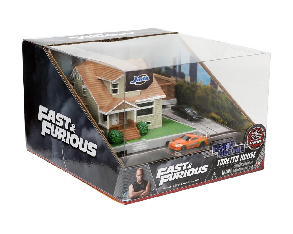 Fast & Furious Nano Scene Toretto House Diorama Set Gallery Image 13