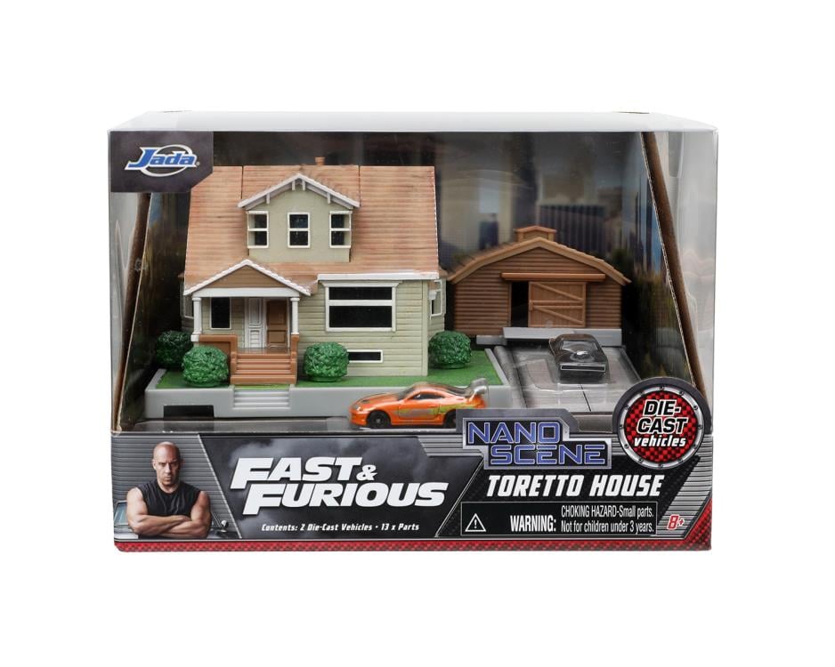 Fast & Furious Nano Scene Toretto House Diorama Set Gallery Image 12