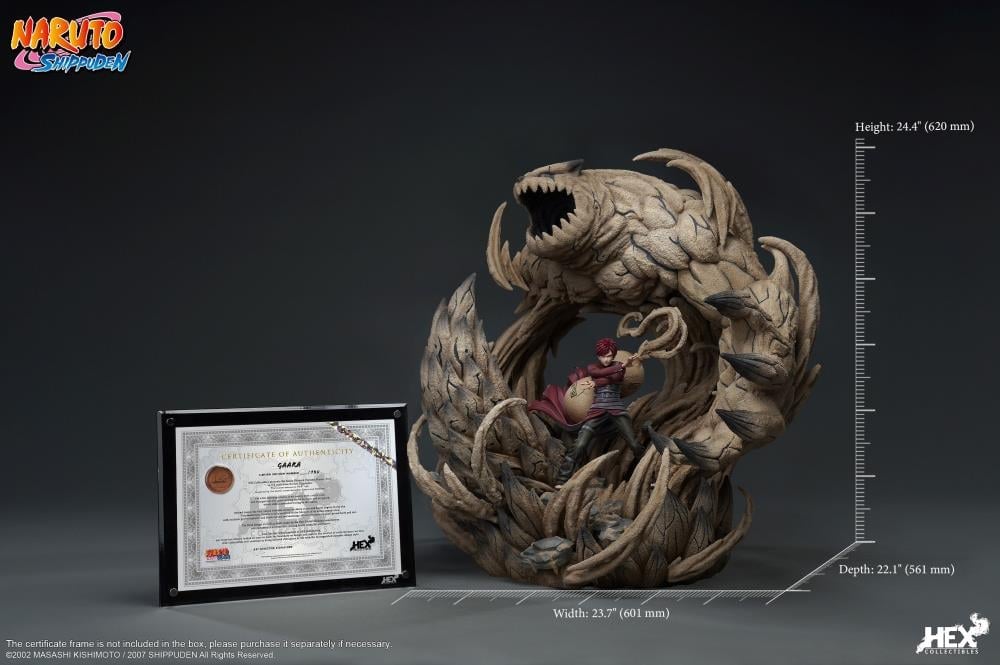 Naruto: Shippuden Gaara of the Sand Limited Edition Ultimate Diorama Statue Gallery Image 27