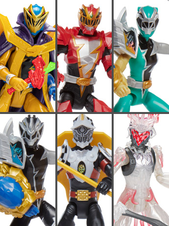 Power Rangers Dino Fury Basic Wave 7 Set of 6 Figures