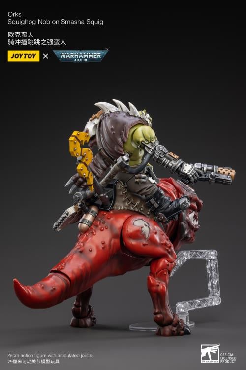 Warhammer 40K Orks Squighog Nob On Smasha Squig 1/18 Scale Figure Set Gallery Image 5