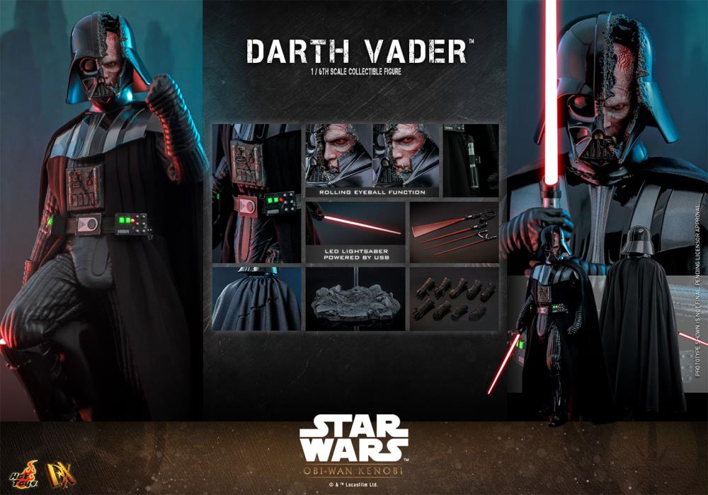 Star Wars: Obi-Wan Kenobi DX27 Darth Vader 1/6th Scale Collectible Figure Gallery Image 18