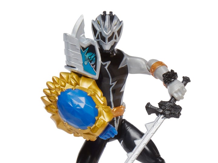 Power Rangers Dino Fury Basic Black Ranger Figure Gallery Image 1