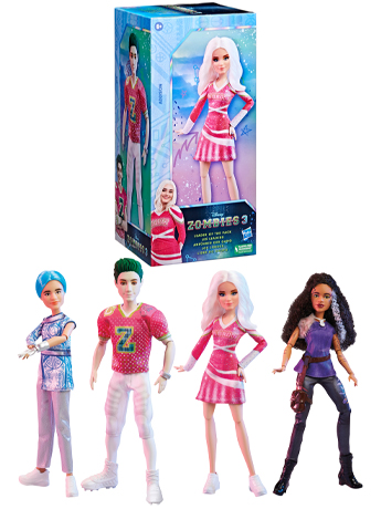Disney Zombies 3 Leader of the Pack Fashion Doll 4-Pack Gallery Image 2