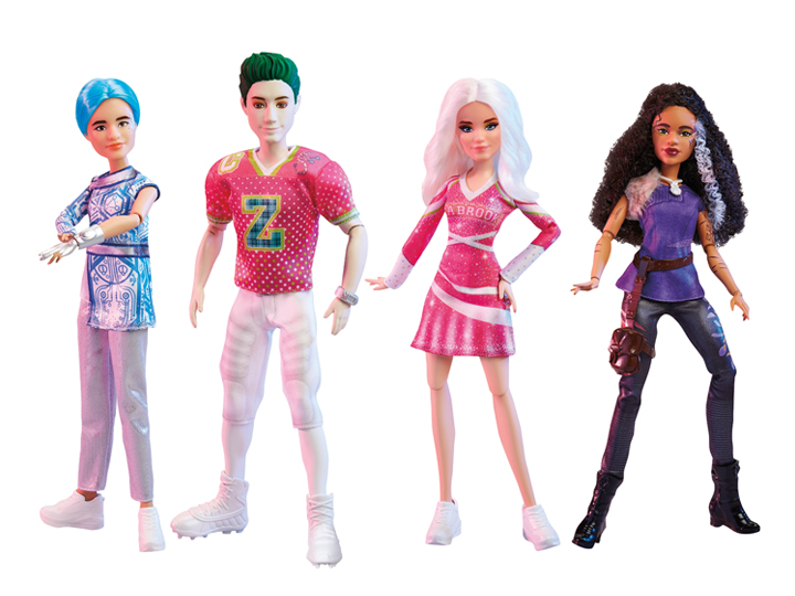 Disney Zombies 3 Leader of the Pack Fashion Doll 4-Pack Gallery Image 1