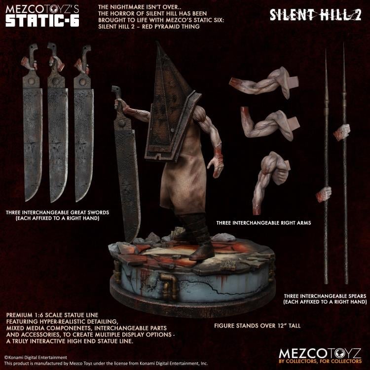 Silent Hill 2 Static-6 Red Pyramid Thing 1/6 Scale Statue Gallery Image 18