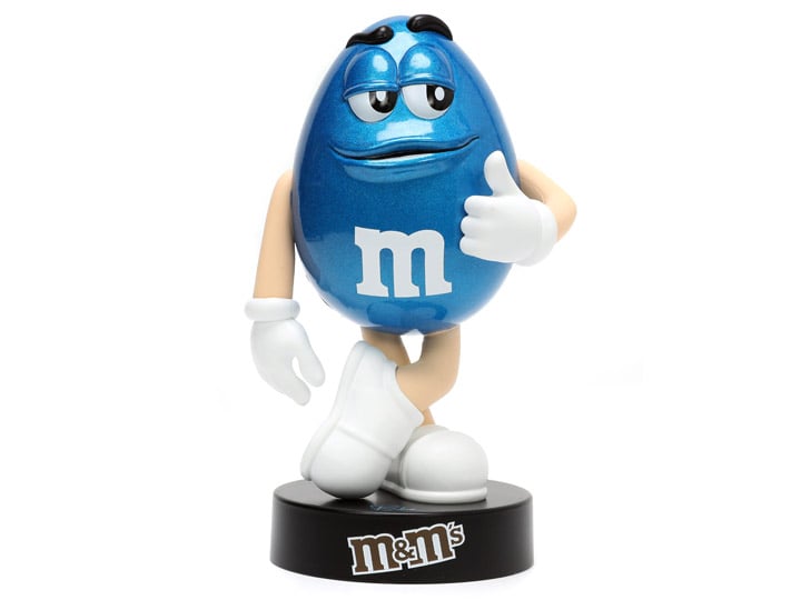 M&M's MetalFigs Blue M&M 4" Figure Gallery Image 1