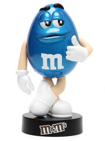 M&M's MetalFigs Blue M&M 4" Figure Gallery Image 2