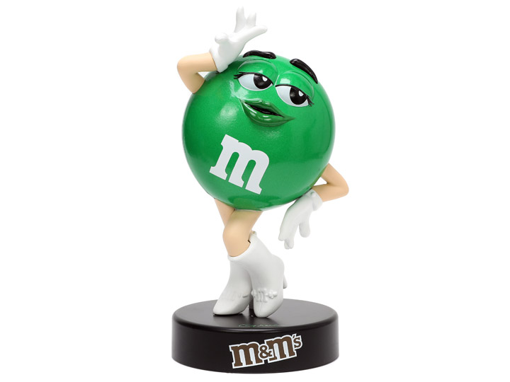 M&M's MetalFigs Green M&M 4" Figure Gallery Image 1