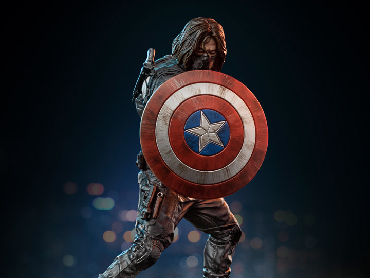 The Infinity Saga Battle Diorama Series Winter Soldier 1/10 Art Scale Limited Edition Statue Gallery Image 1