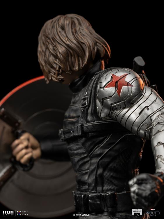 The Infinity Saga Battle Diorama Series Winter Soldier 1/10 Art Scale Limited Edition Statue Gallery Image 14