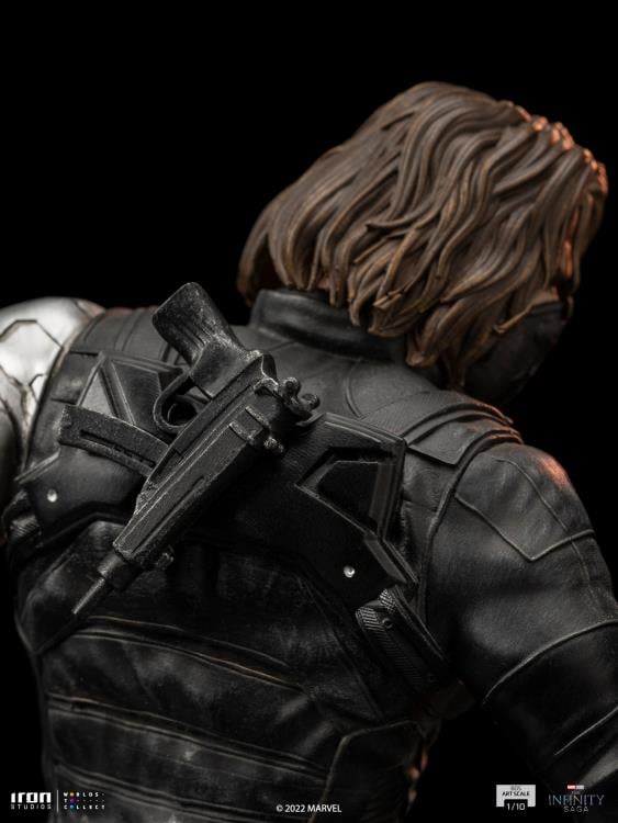 The Infinity Saga Battle Diorama Series Winter Soldier 1/10 Art Scale Limited Edition Statue Gallery Image 12