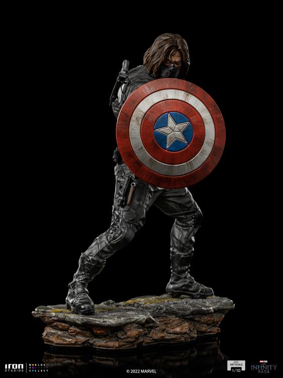 The Infinity Saga Battle Diorama Series Winter Soldier 1/10 Art Scale Limited Edition Statue Gallery Image 5