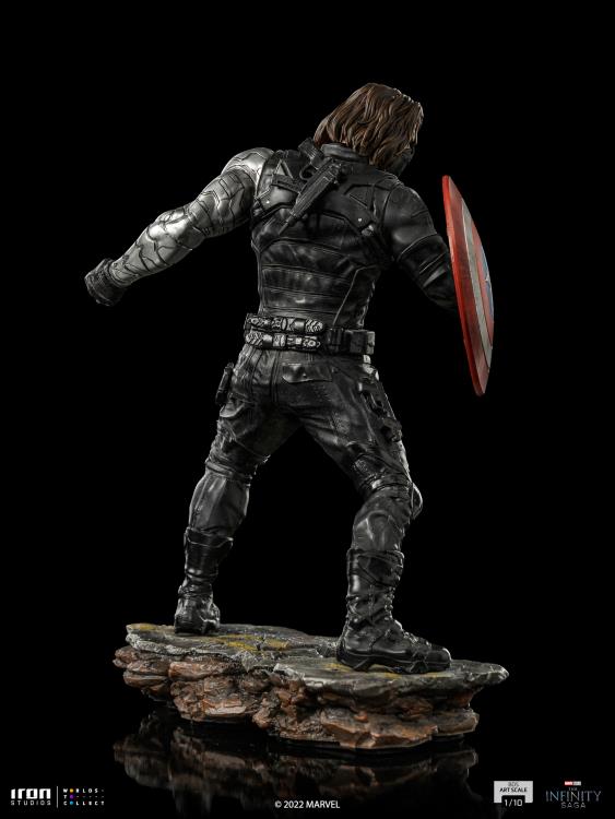 The Infinity Saga Battle Diorama Series Winter Soldier 1/10 Art Scale Limited Edition Statue Gallery Image 6