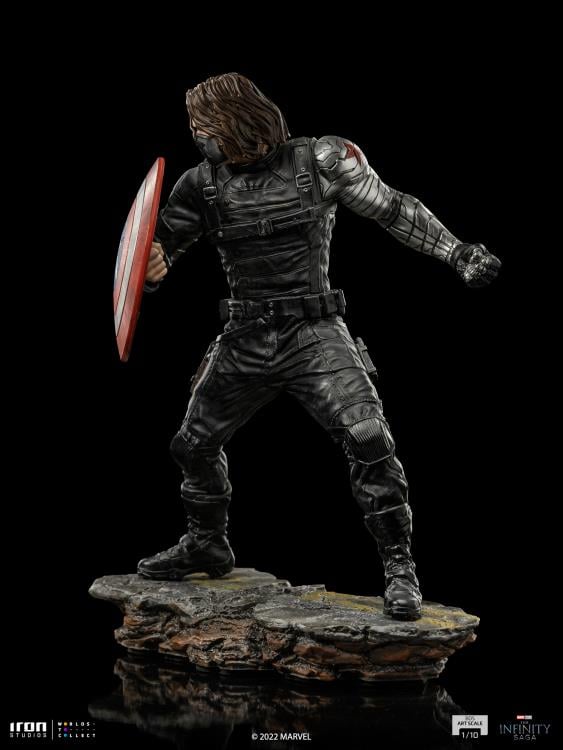 The Infinity Saga Battle Diorama Series Winter Soldier 1/10 Art Scale Limited Edition Statue Gallery Image 8