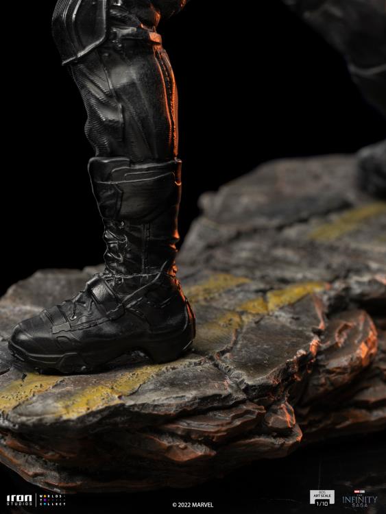 The Infinity Saga Battle Diorama Series Winter Soldier 1/10 Art Scale Limited Edition Statue Gallery Image 16