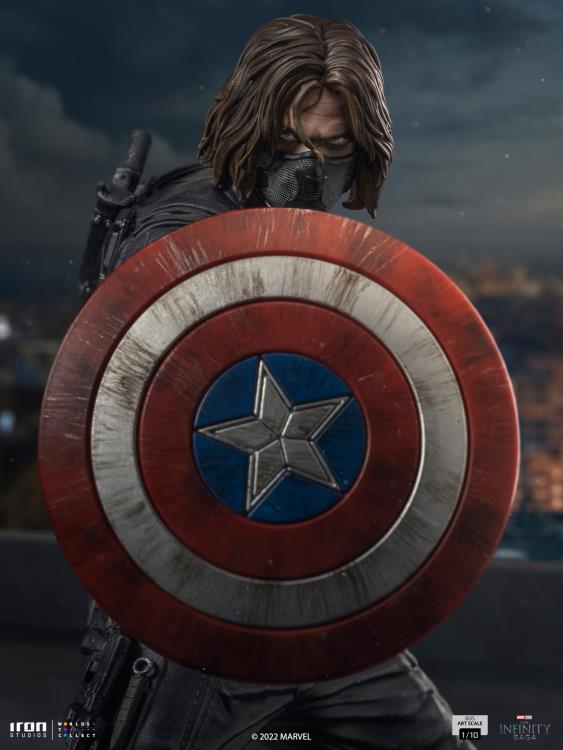 The Infinity Saga Battle Diorama Series Winter Soldier 1/10 Art Scale Limited Edition Statue Gallery Image 18