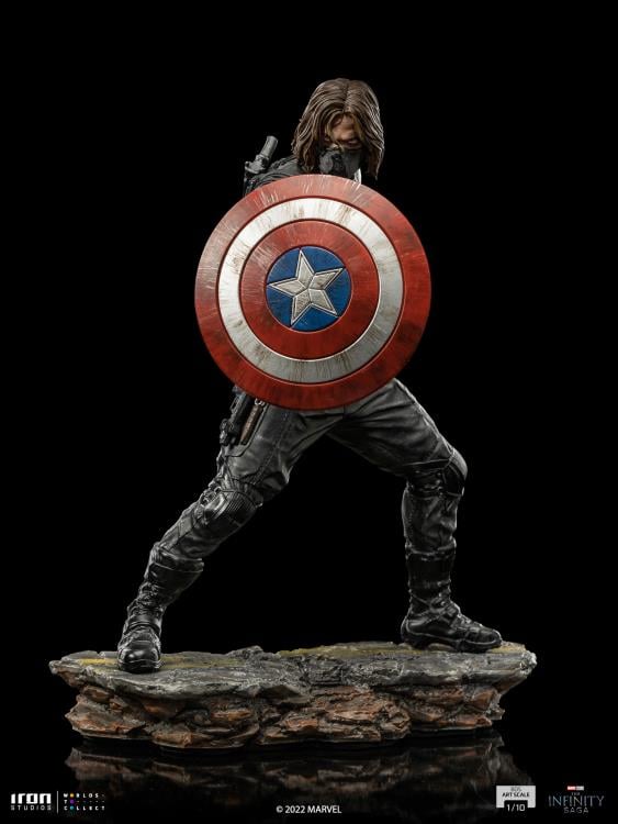 The Infinity Saga Battle Diorama Series Winter Soldier 1/10 Art Scale Limited Edition Statue Gallery Image 10