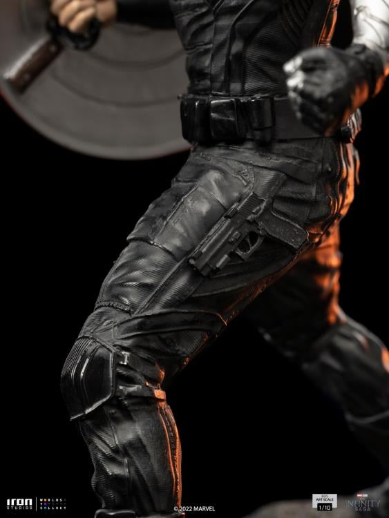 The Infinity Saga Battle Diorama Series Winter Soldier 1/10 Art Scale Limited Edition Statue Gallery Image 15