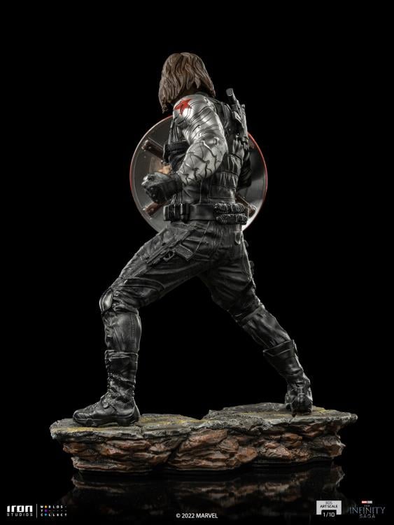 The Infinity Saga Battle Diorama Series Winter Soldier 1/10 Art Scale Limited Edition Statue Gallery Image 7