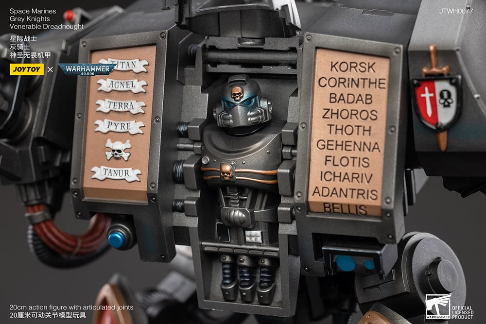Warhammer 40K Grey Knights Venerable Dreadnought 1/18 Scale Figure Gallery Image 13