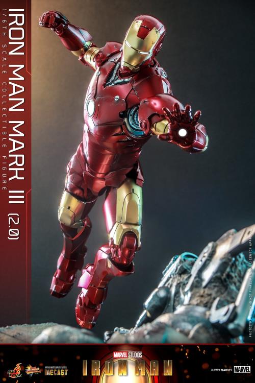 Iron Man MMS664D48 Iron Man Mark III (Ver. 2.0) 1/6th Scale Collectible Figure Gallery Image 12