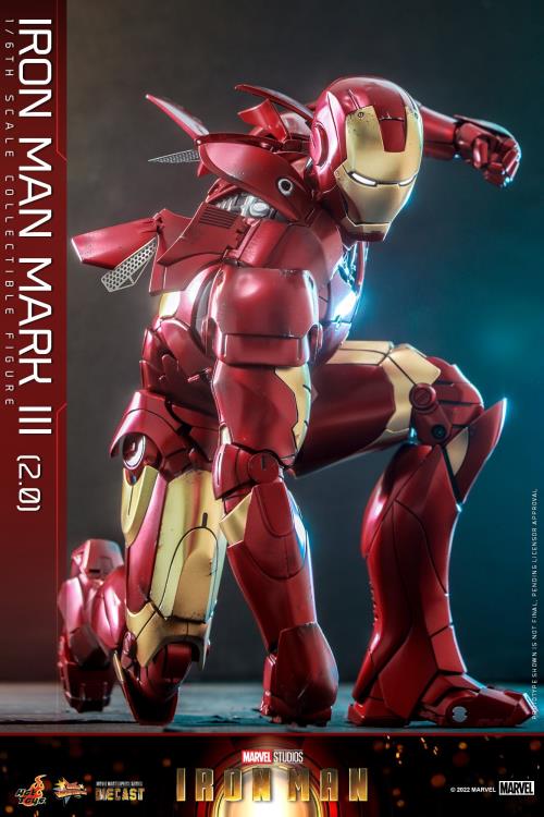 Iron Man MMS664D48 Iron Man Mark III (Ver. 2.0) 1/6th Scale Collectible Figure Gallery Image 14