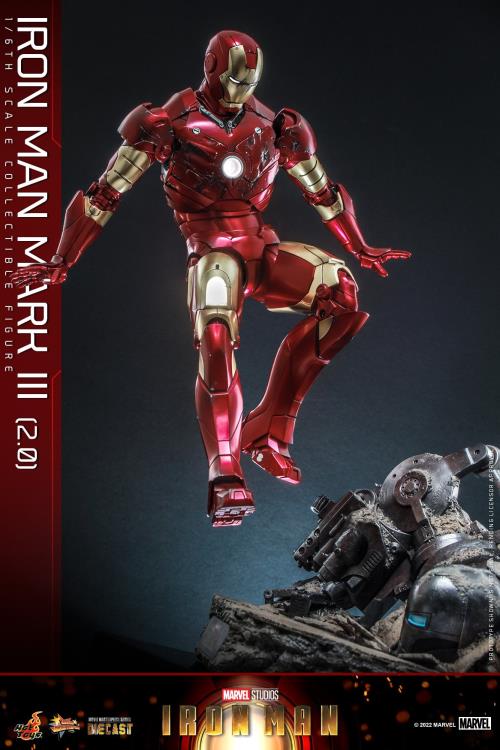 Iron Man MMS664D48 Iron Man Mark III (Ver. 2.0) 1/6th Scale Collectible Figure Gallery Image 6