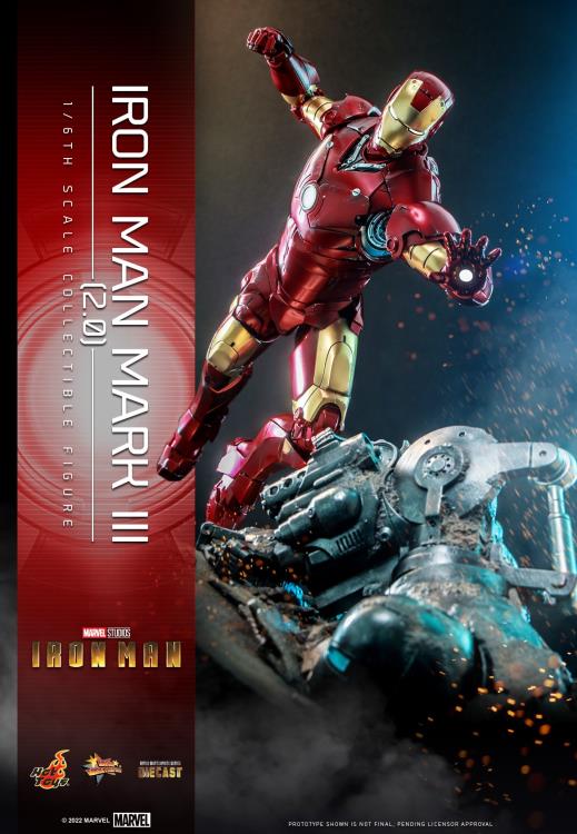 Iron Man MMS664D48 Iron Man Mark III (Ver. 2.0) 1/6th Scale Collectible Figure Gallery Image 20
