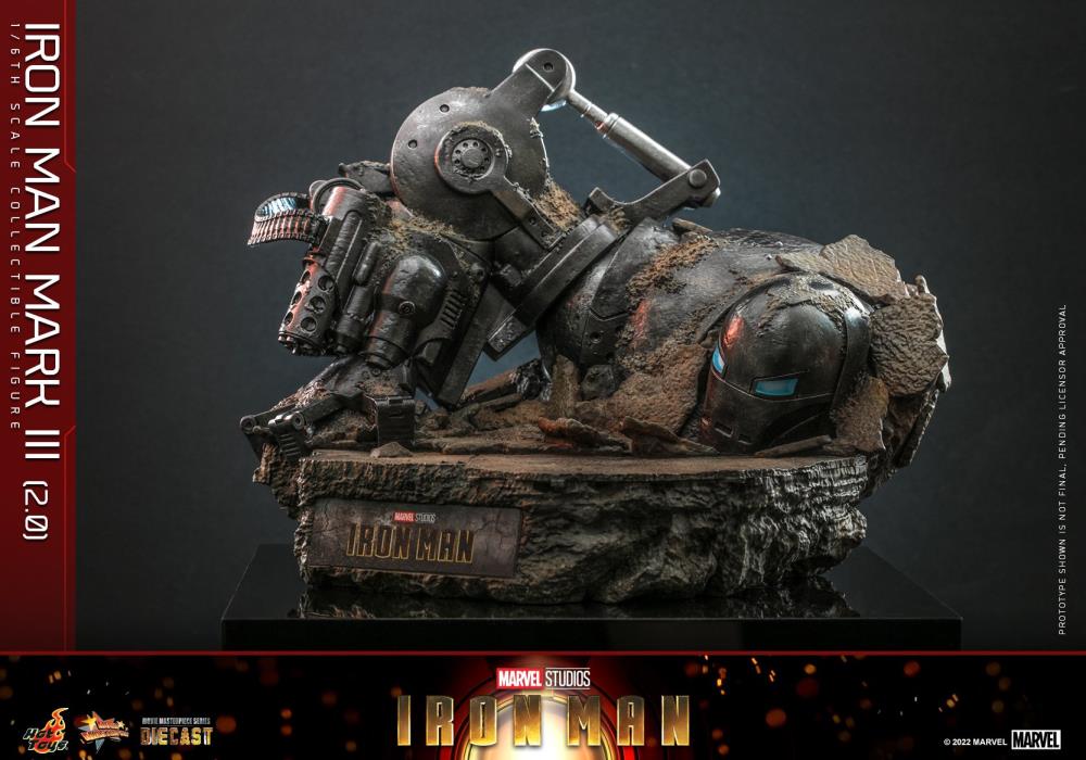 Iron Man MMS664D48 Iron Man Mark III (Ver. 2.0) 1/6th Scale Collectible Figure Gallery Image 19
