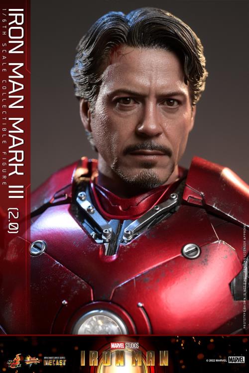 Iron Man MMS664D48 Iron Man Mark III (Ver. 2.0) 1/6th Scale Collectible Figure Gallery Image 16