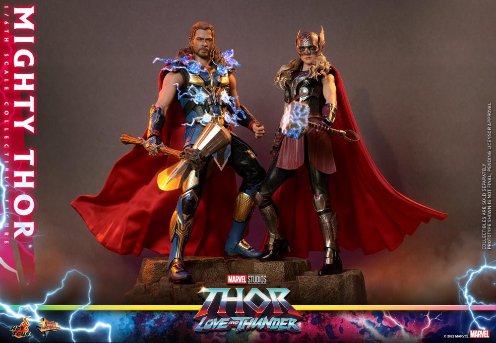 Thor: Love and Thunder MMS663 Mighty Thor 1/6th Scale Collectible Figure Gallery Image 17