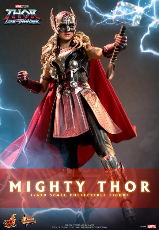 Thor: Love and Thunder MMS663 Mighty Thor 1/6th Scale Collectible Figure Gallery Image 9