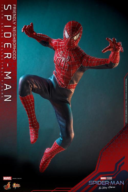 Spider-Man: No Way Home MMS661 Friendly Neighborhood Spider-Man 1/6 Scale Collectible Figure Gallery Image 5