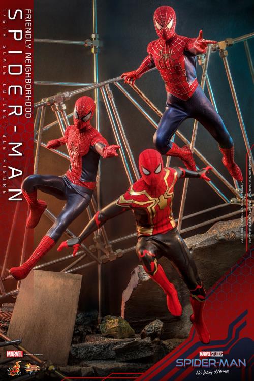 Spider-Man: No Way Home MMS661 Friendly Neighborhood Spider-Man 1/6 Scale Collectible Figure Gallery Image 11