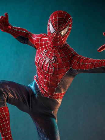 Spider-Man: No Way Home MMS661 Friendly Neighborhood Spider-Man 1/6 Scale Collectible Figure Gallery Image 2