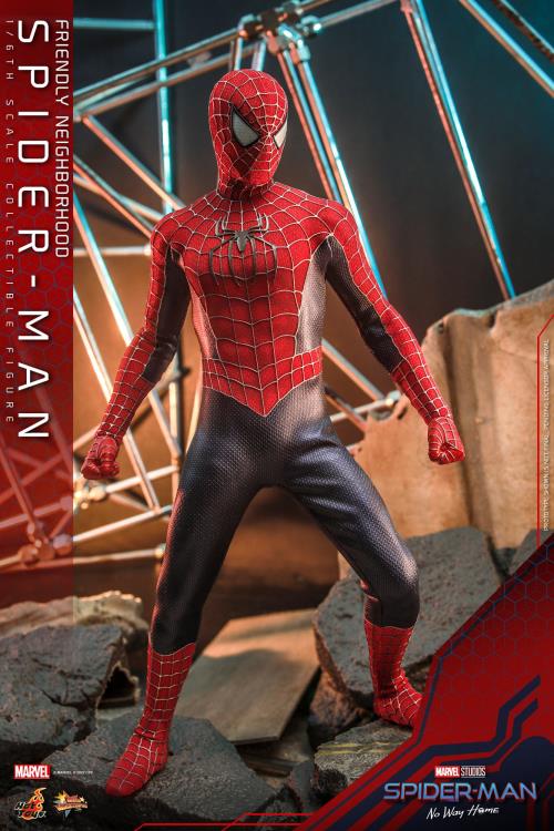 Spider-Man: No Way Home MMS661 Friendly Neighborhood Spider-Man 1/6 Scale Collectible Figure Gallery Image 12