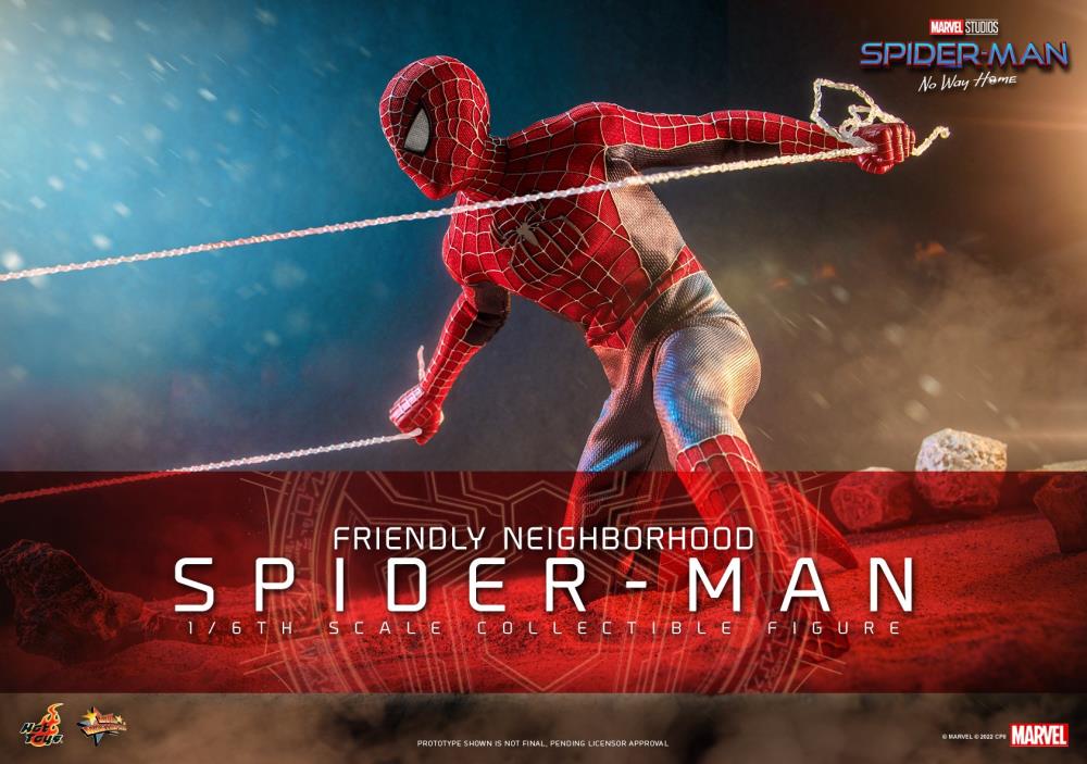 Spider-Man: No Way Home MMS661 Friendly Neighborhood Spider-Man 1/6 Scale Collectible Figure Gallery Image 16