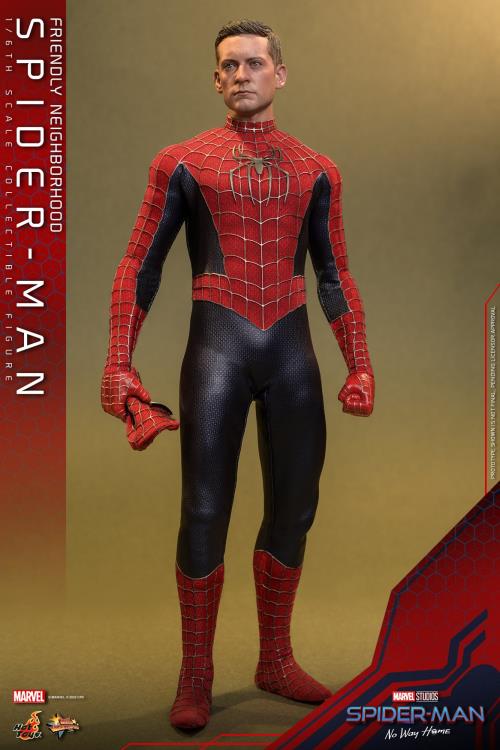 Spider-Man: No Way Home MMS661 Friendly Neighborhood Spider-Man 1/6 Scale Collectible Figure Gallery Image 7